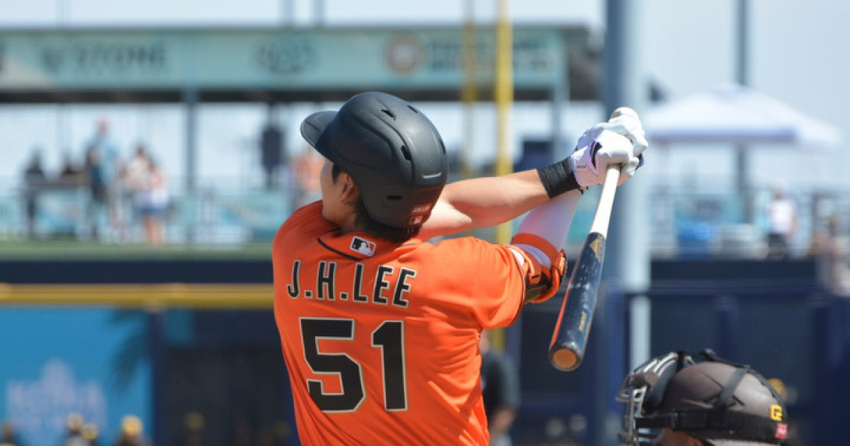 이정후, 드디어 쳤다…4경기 만에 뉴욕 메츠 상대로 안타 '쾅'