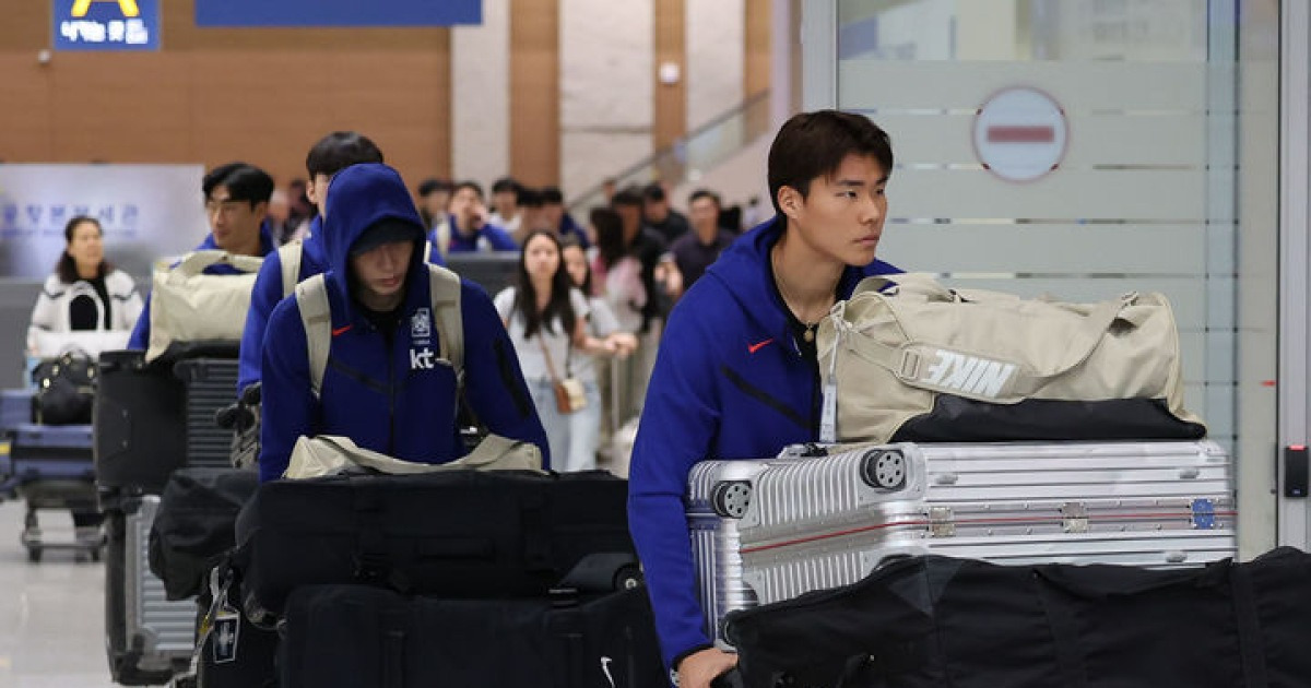미국 원정 마친 대표팀 귀국…홍명보 감독은 베이스캠프 후보지 답사