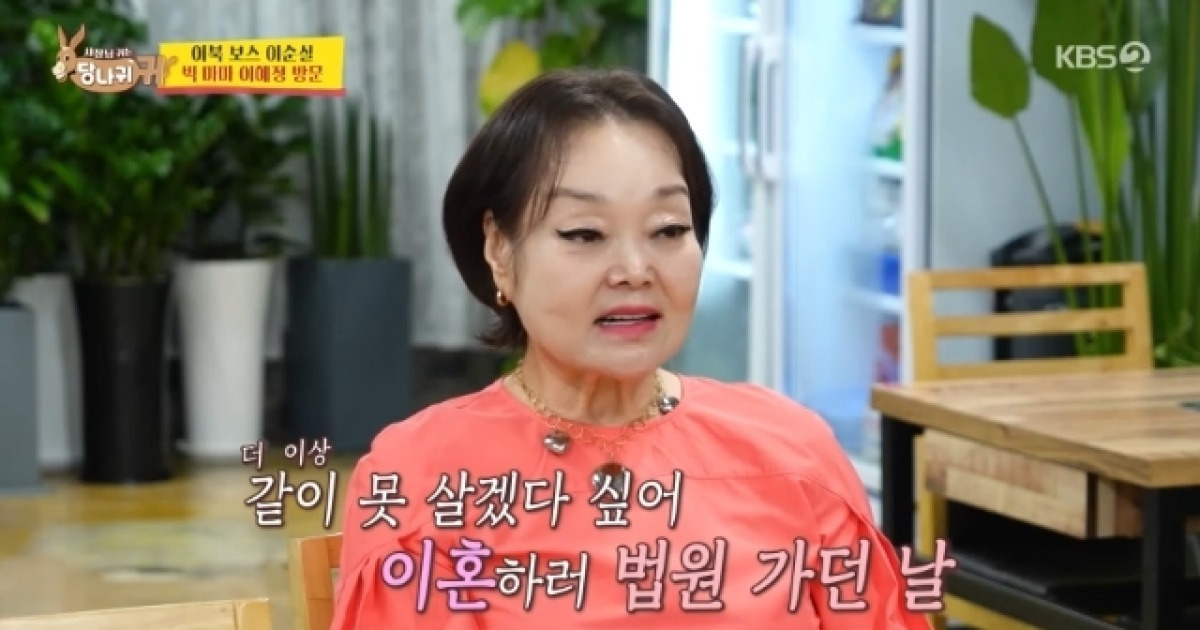 이혜정, 고민환 외도 후 이혼법원行 “신발끈 매주는 모습에 살아보기로”(사당귀)