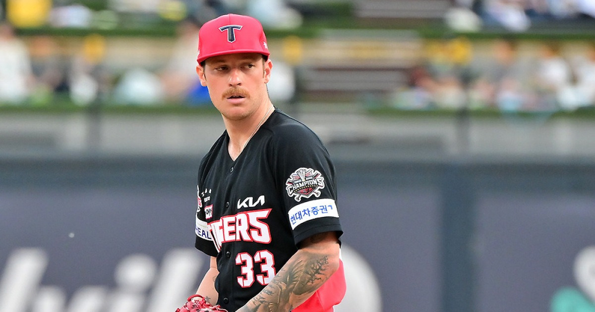 흔들리는 KIA, 모처럼 희소식 들렸다…올러 불펜 피칭서 150km/h 쾅!→2군 등판 준비 [부산 현장]