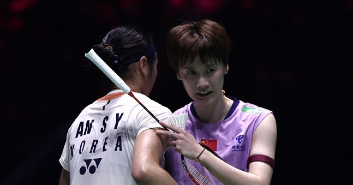 '완패' 안세영 담담한 소감 "실수 많았다→천위페이가 더 훌륭" 패자의 품격에 中도 극찬