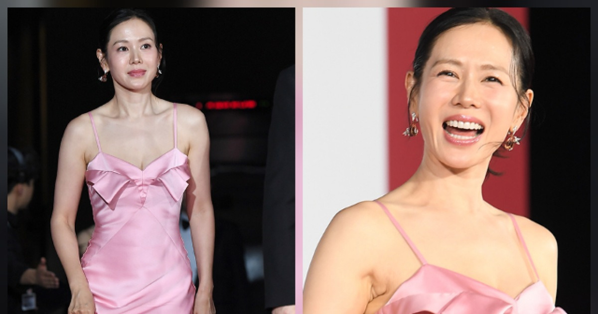 ‘핑크 드레스 여신’ 손예진, 43세 나이 무색…7년 만에 스크린 복귀