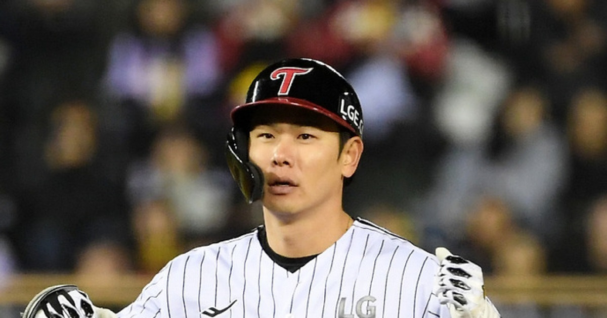 왼손 선발인데 왼손 타자 7명이라니... 이재원 빼고 홍창기 투입 왜?[잠실 현장]