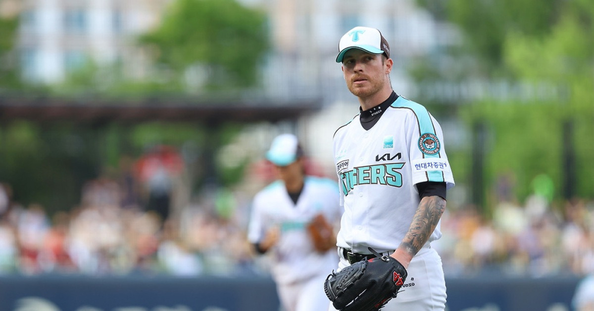 ‘복귀 임박’ KIA 올러, 90% 강도 캐치볼에서 140㎞ 넘겼다[스경X현장]