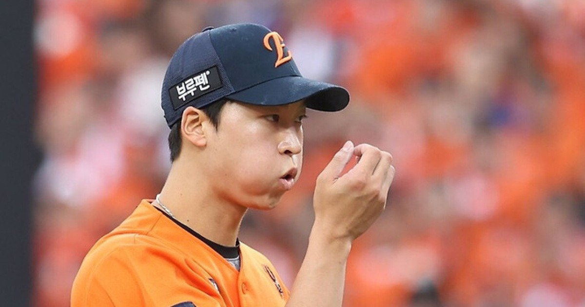 하필 146km 직구가 안면을 강타하다니…엄상백 1군 등록 첫날부터 수난, 헤드샷 자동퇴장 불명예