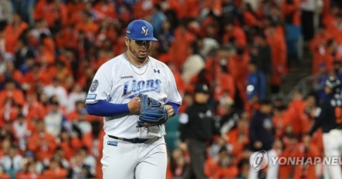 '장점이 독 됐다' 삼성 후라도, 7이닝 5실점 부진...스트라이크 존 공략당해