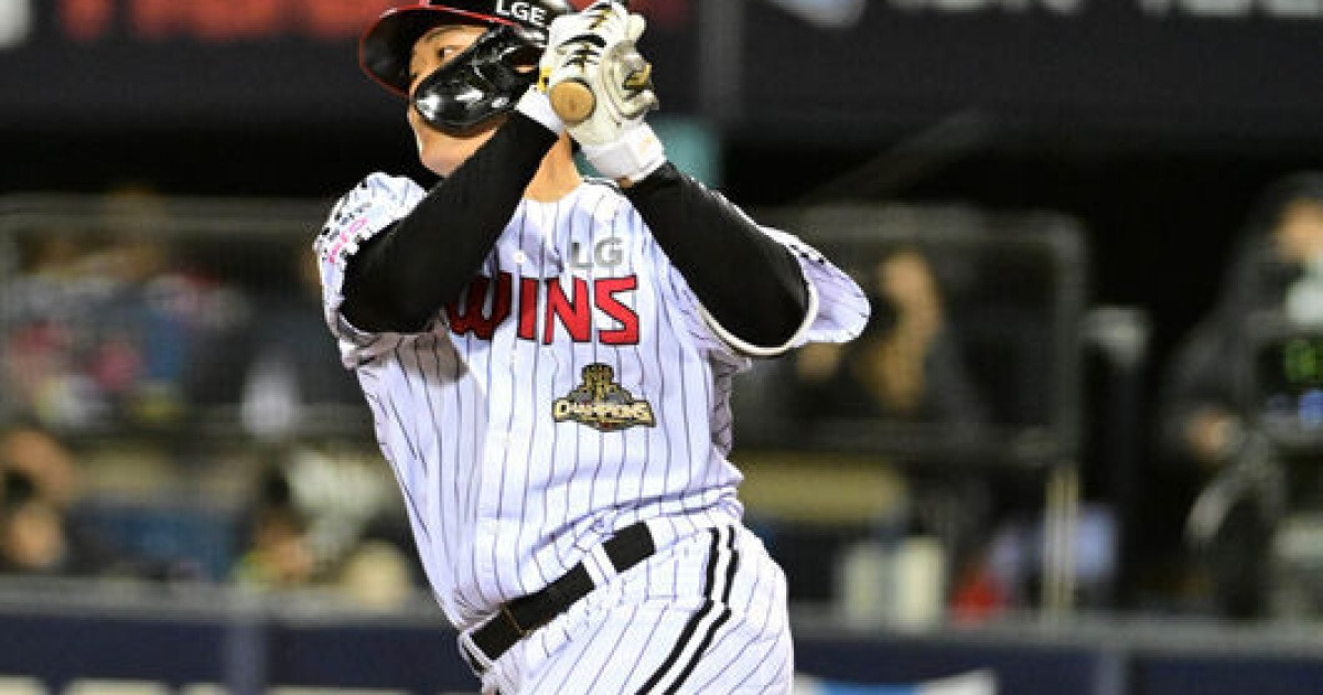 '타율 6푼3리' LG 이재원 1군 말소, 롯데 박세진 하루만에 2군행...한화 최유빈 등 9명 1군 엔트리 제