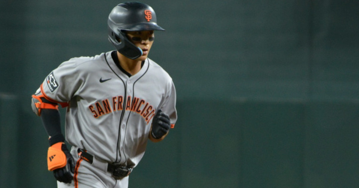 '장하다' 이정후, 이틀 연속 '멀티히트쇼'…볼티모어전 4타수 2안타, 시즌 타율 0.200