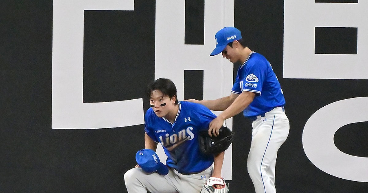 박진만도 놀란 박승규 '슈퍼 호수비'…"대단한 집중력 발휘해, '박승규의 날'이었다" [대전 현장]