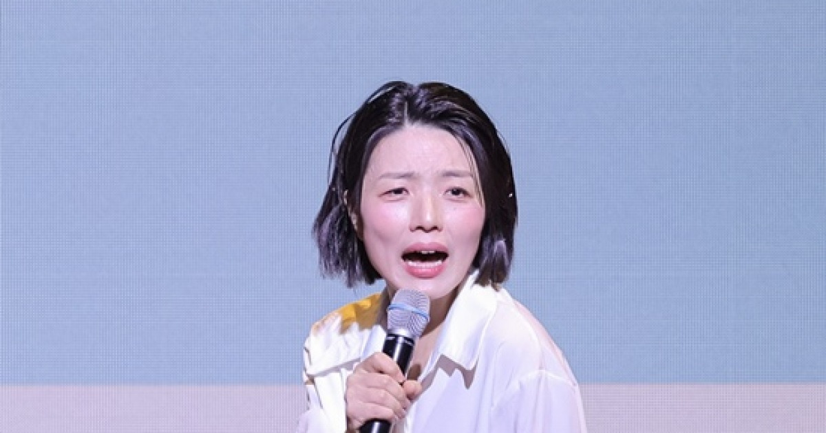 안영미, 미국서 일하는 잘생긴 ♥남편 자랑 "키 184cm, 강동원 닮았다" (제13회 부코페)[엑's 현장]