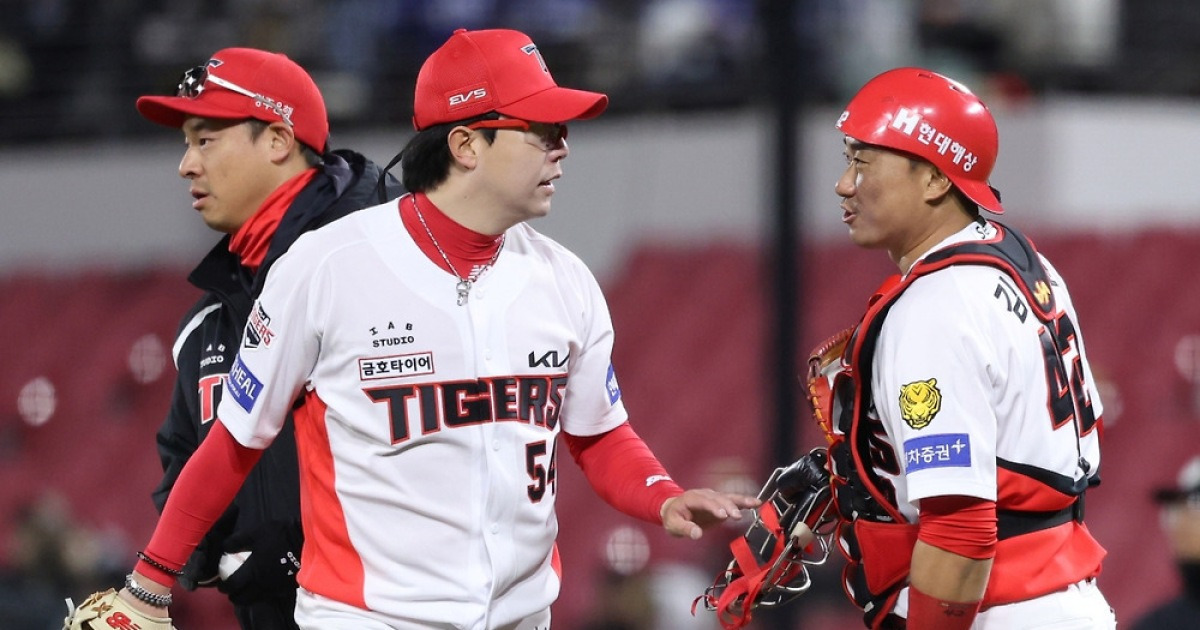 이게 타이거즈 베테랑의 힘이다...'변화구 비중 UP' 양현종, 5⅔이닝 1실점 호투→첫 승은 다음 기