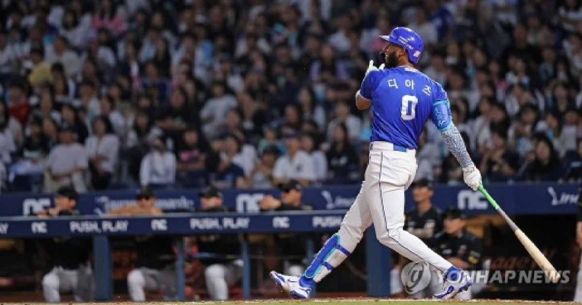 '디아즈 폭주 멈추지 않는다' 외국인 타점 신기록·홈런 타이...역대 최고 향해
