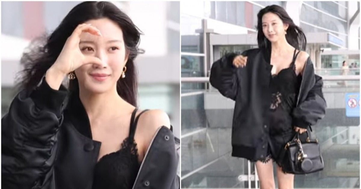 또 노출로 이슈…속옷 입고 공항 온 문가영 "TPO 지키길" vs "바이럴 성공" 갑론을박 [TEN스타필드]