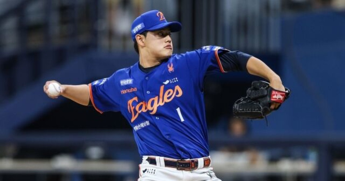 한화는 영웅들만 만나면 신난다, 또 3-1 승리로 6연패 후 4연승 질주→문동주 159km에 KKKKKKK로 생애 