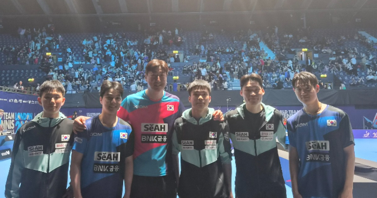 '韓 남자 탁구, 최강 中 꺾었다' 19살 막내, 2승 기염…신유빈 부상에 女 대표팀은 2연패