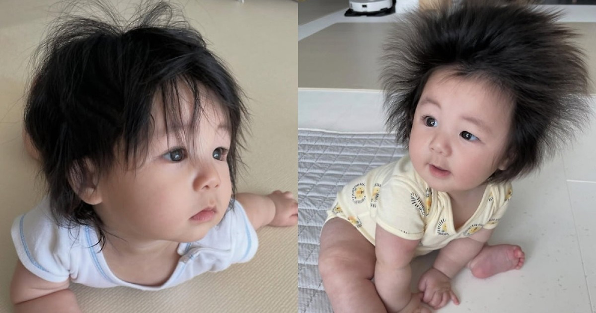 심형탁♥사야 아들, 사자머리 가고 심쿵 비주얼 왔다…"이렇게 잘 예쁠 수가"