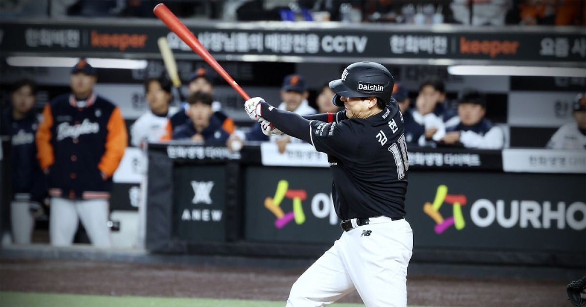 이제는 마법사 군단 ‘결승타 기계’…김현수 해결사 본능