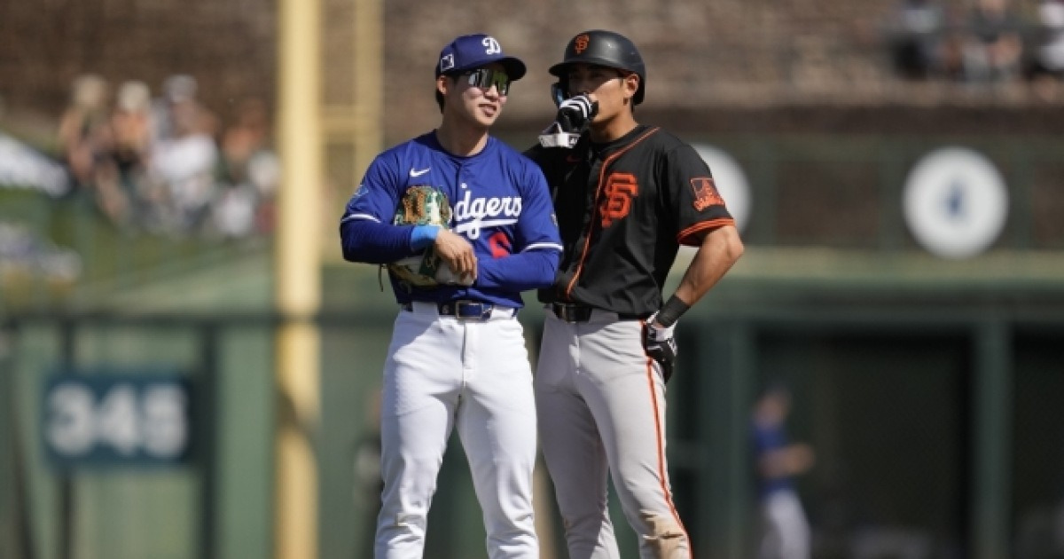 김혜성 멀티히트·적시타…LA 다저스, SF 자이언츠 꺾고 설욕