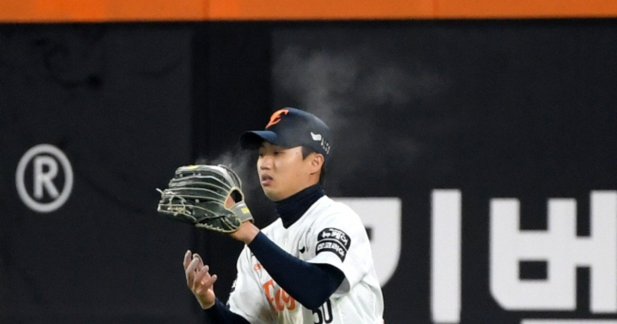 정해영, 전상현 없는데 성영탁, 김범수도 쉬는 날이었다...한화 이원석이 그 타구를 잡았더라면 [