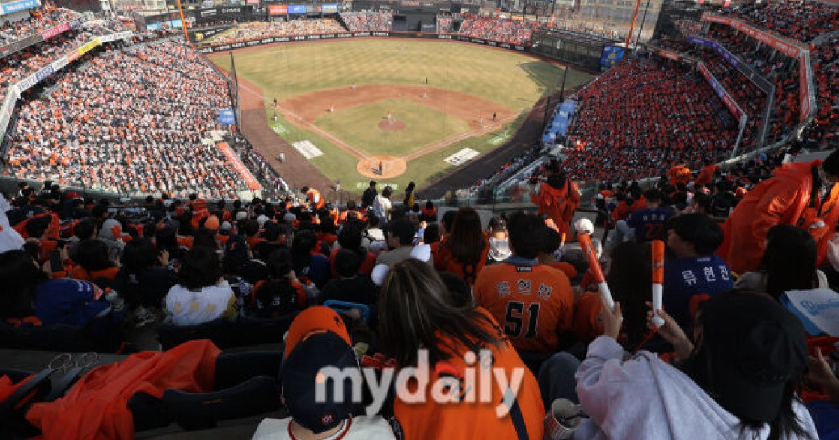 '한화 인기 뜨겁다' 화수목 매진-매진-매진 실화다…'승승패패' 한화 응원하러 17000명 입장, 홈 10