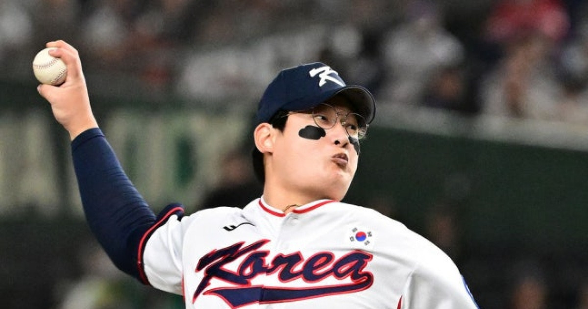 '9회 혼신투' 김서현 없었다면 '기적의 한일전 7-7 무승부' 없었다, 천금 같은 1이닝 위기 대탈출 '