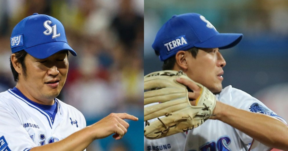 '84 베테랑' 송은범→'최형우 보상선수' 강한울 등 5명 재계약 불가 통보…삼성 유니폼 벗는다