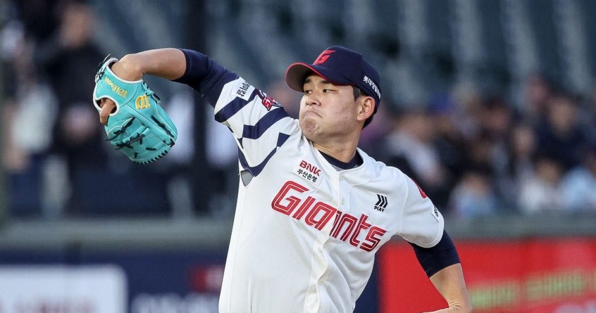 김진욱 8이닝 1실점 역투…롯데, kt 잡고 7연패 탈출