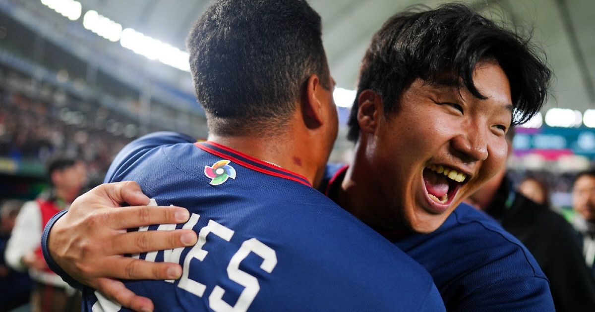 ML 스카우트들이 눈에 불을 켠다… WBC 조별 라운드 최다 타점 ‘도쿄돔 폭격’ 문보경