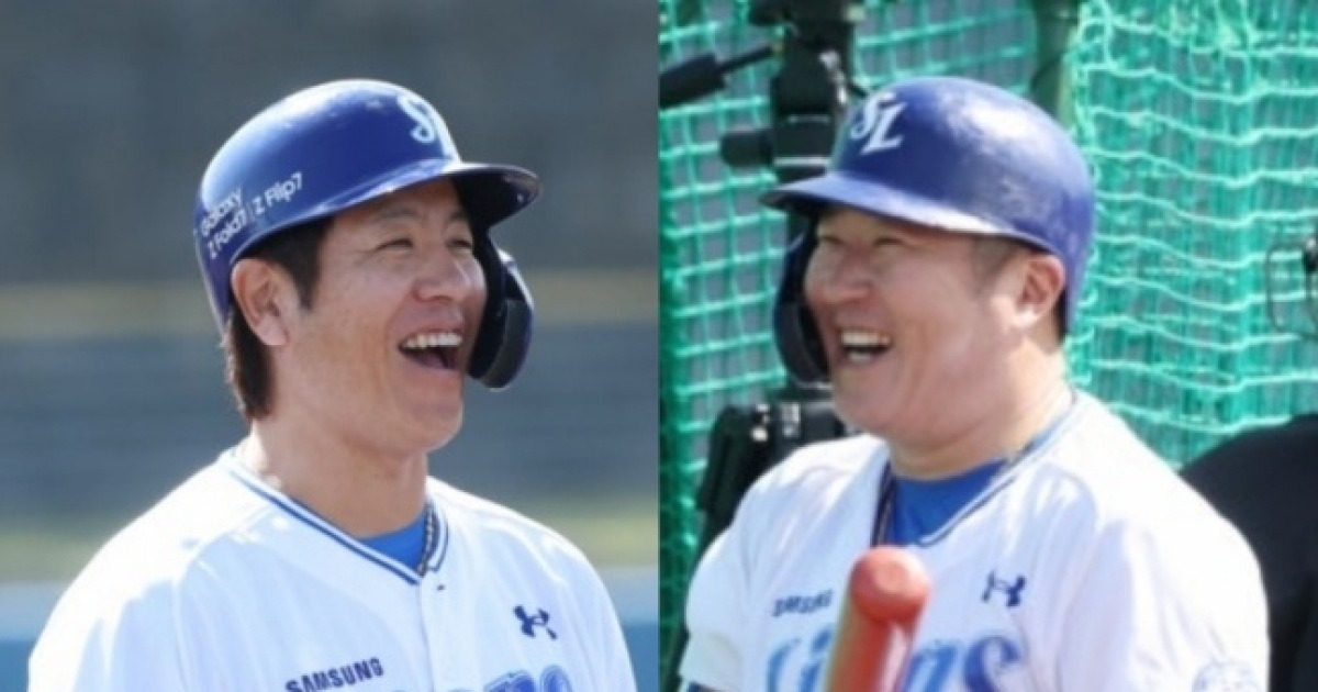 "강민호가 아침마다 최형우 때문에 힘들대요"→"저 때문에요?" 삼성 불혹 듀오, 때아닌 조식 강요