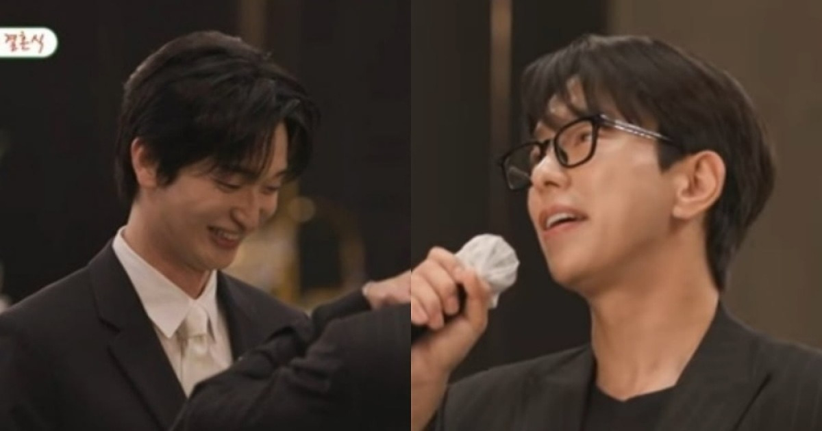 윤현민, '유승호 닮은꼴' 이복동생 공개…결혼식서 눈물의 축가('미우새')