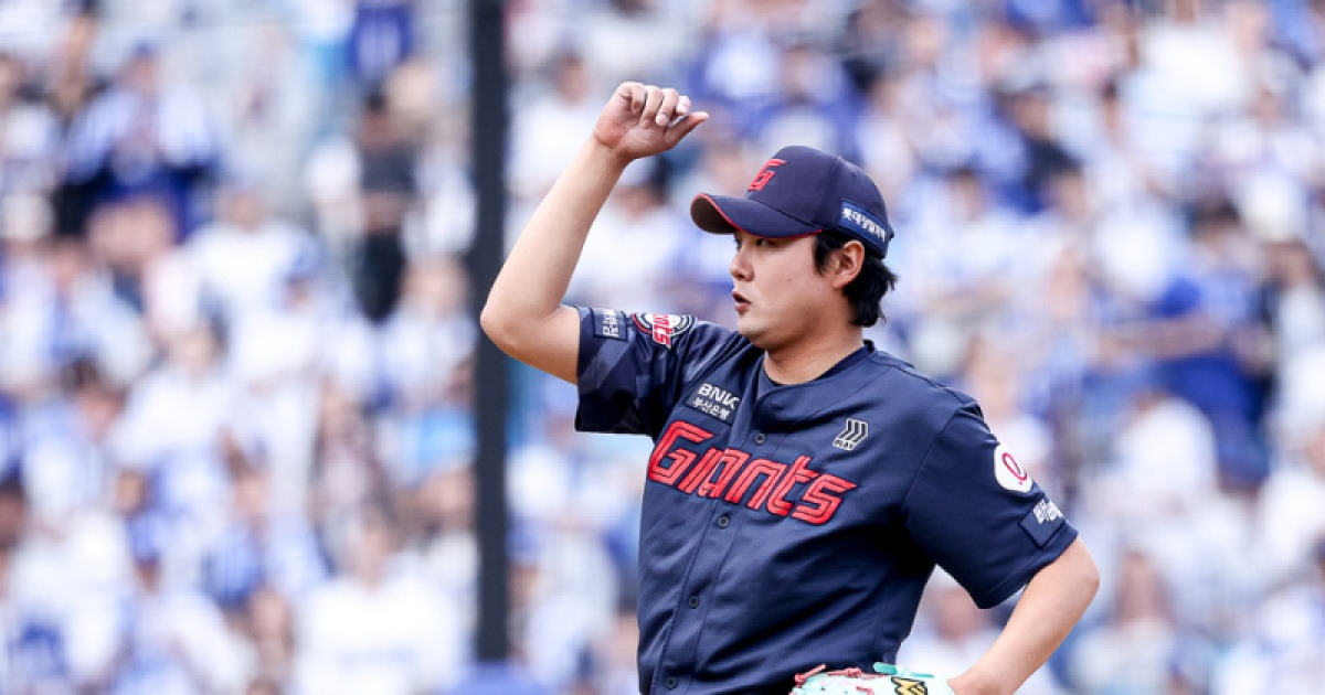 1군 제외 정철원, 퓨처스리그 등판서 사사구 4개...직구 구속도 뚝