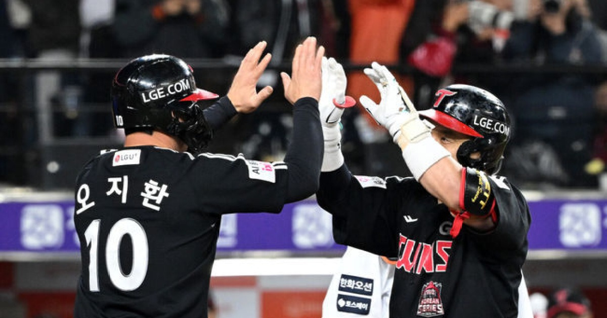 ‘또 무너진 김서현’ LG, 9회 6득점 대역전승→3승 1패 승기 잡았다…한화, 와이스 역투에도 충격
