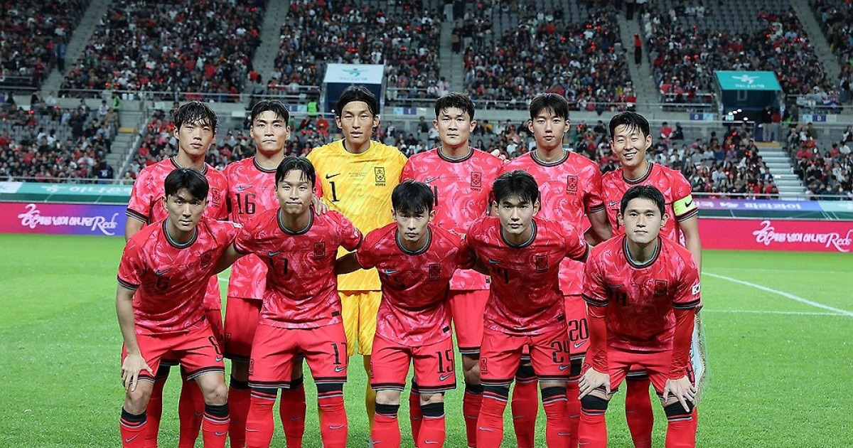 한국 축구 FIFA 랭킹 22위로 한 계단 상승…'포트2' 수성