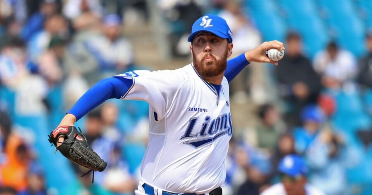 삼성 연패 끊어야 하는데…오러클린, 첫 등판서 '3⅔이닝 4실점' 조기 강판→백정현이 불 껐다