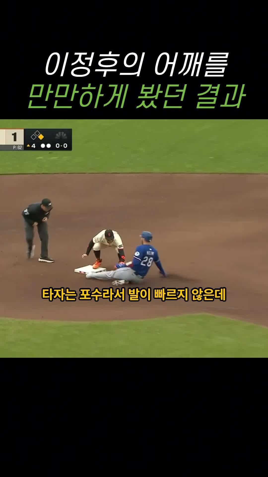 이정후의 어깨를 만만하게 봤던 결과.mp4 - 다음 루프