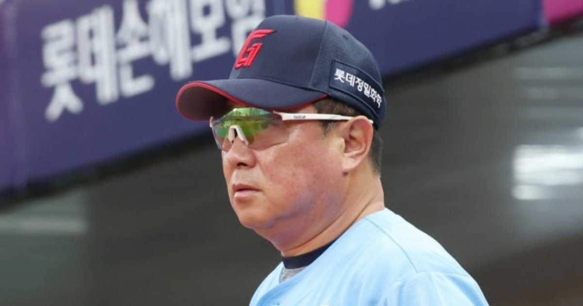 "잘할 때야 뭐라 하지만, 지금 뭐라 하겠나" 롯데 충격의 8연패, 사령탑도 조심스럽다 [부산 현장]