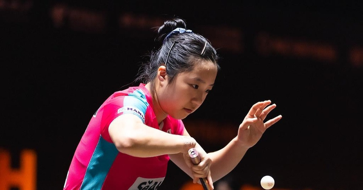 '중국 징크스' 깬 신유빈, 중국 리그서 적응력 높인 효과 '톡톡'