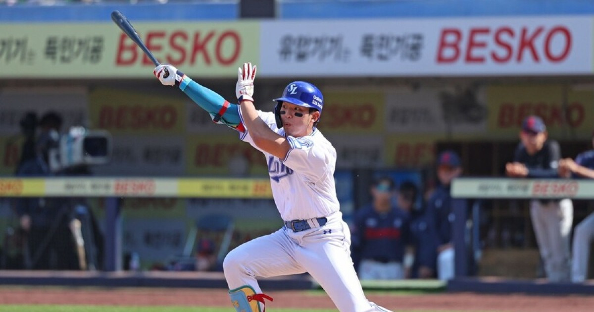 삼성 파격! '1번 김영웅' 전진 배치 왜? "극약 처방"…9타수 무안타 5삼진 히어로 부활할까