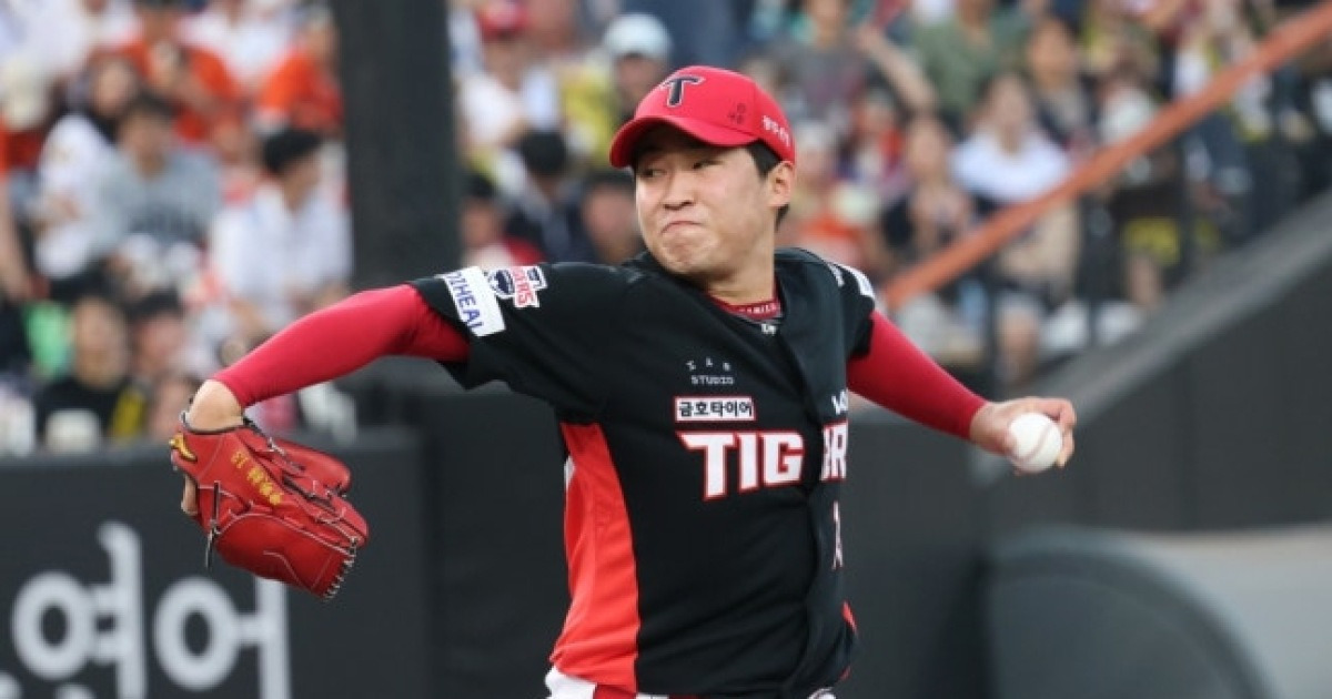 윤영철 이제야 안정 찾았는데, 갑작스러운 부상이라니... "마음이 좀 그렇다" 이범호 감독 아쉬움