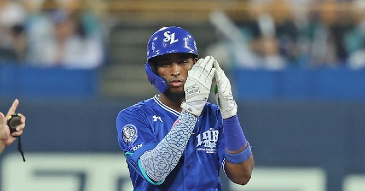 삼성 라이온즈, 디아즈 KBO리그 단일시즌 최다 타점 타이…롯데에 9:4 승