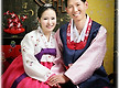 한복을 입고 ..