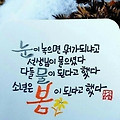 '눈이 녹으면 뭐가 되' 글에 포함된 이미지