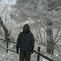덕유산 향적봉근처에서