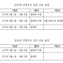 2018년 인명구조요원 강사교육 일정 안..