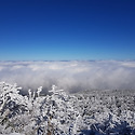 제주 한라산 설경