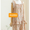 브랜)린넨꽃나시 실내복세트