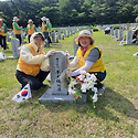 제주 호국원 1사 1묘역 가꾸기