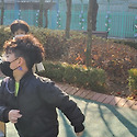동생들과 함께
