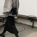 울피치 정장지 블랙 02191