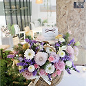 120,000 연보라색 뉴 네추럴 꽃바구니..